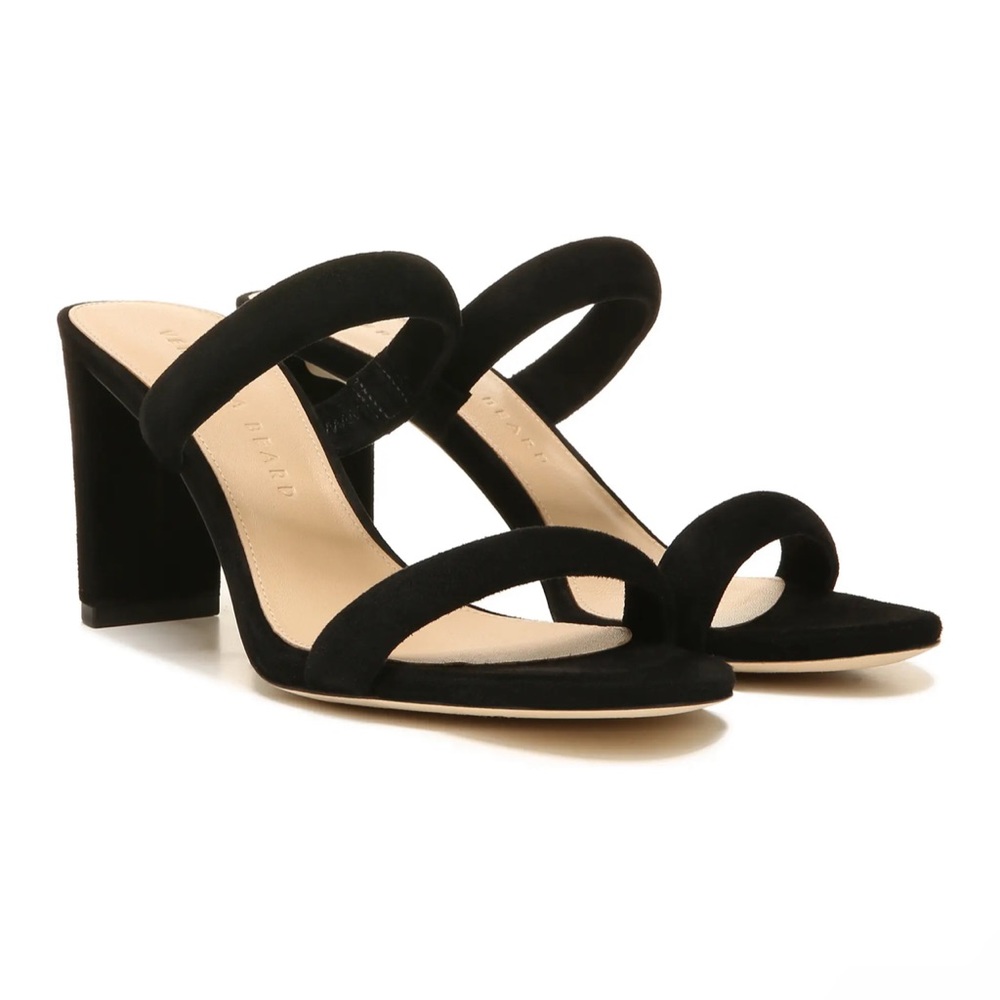 VERONICA BEARD
Double Strap Gauley Slide Sandal Heel
Black size 10.5 new